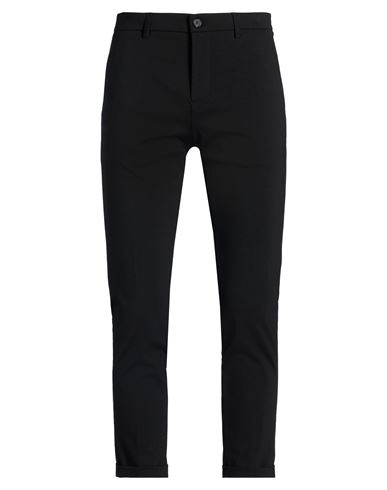 Man Pants Black Size 34 Cotton, Polyamide, Elastane