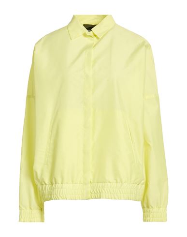 Woman Jacket Pastel yellow Size 2 Polyester, Silk