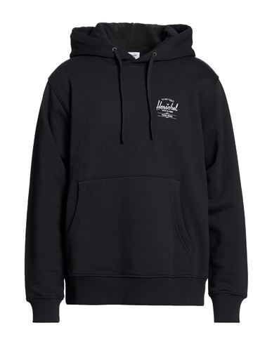 Man Sweatshirt Black Size L Cotton