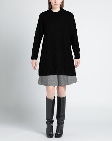 Woman Turtleneck Black Size ONESIZE Acrylic, Viscose, Wool, Alpaca wool