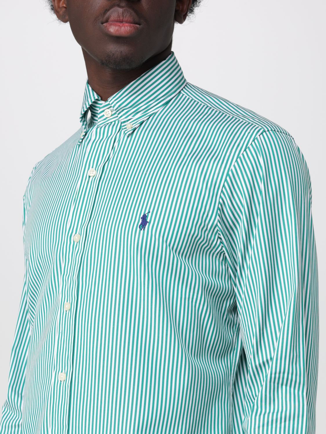 Shirt Men color Green