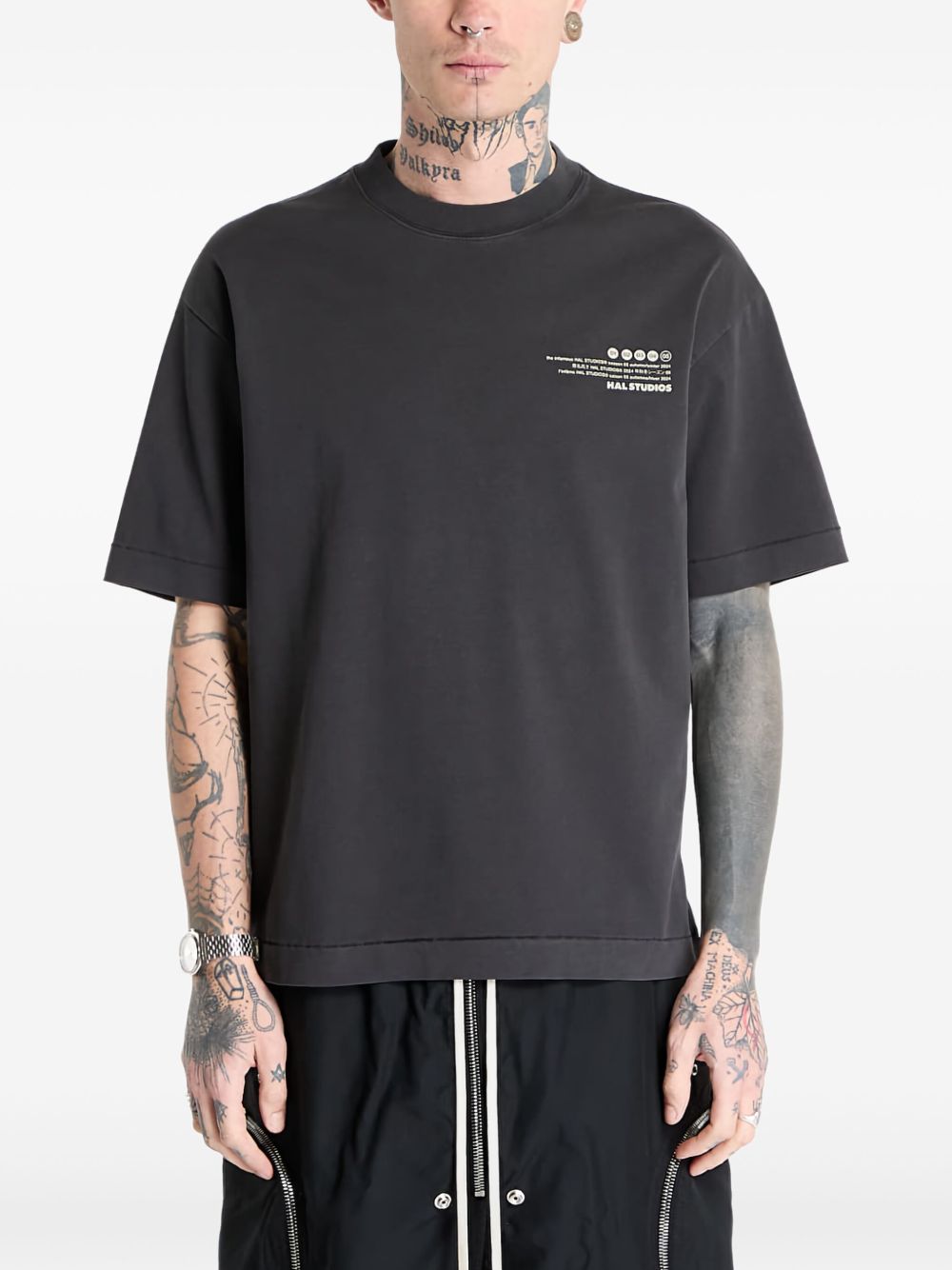 Cotton T-shirt - Black