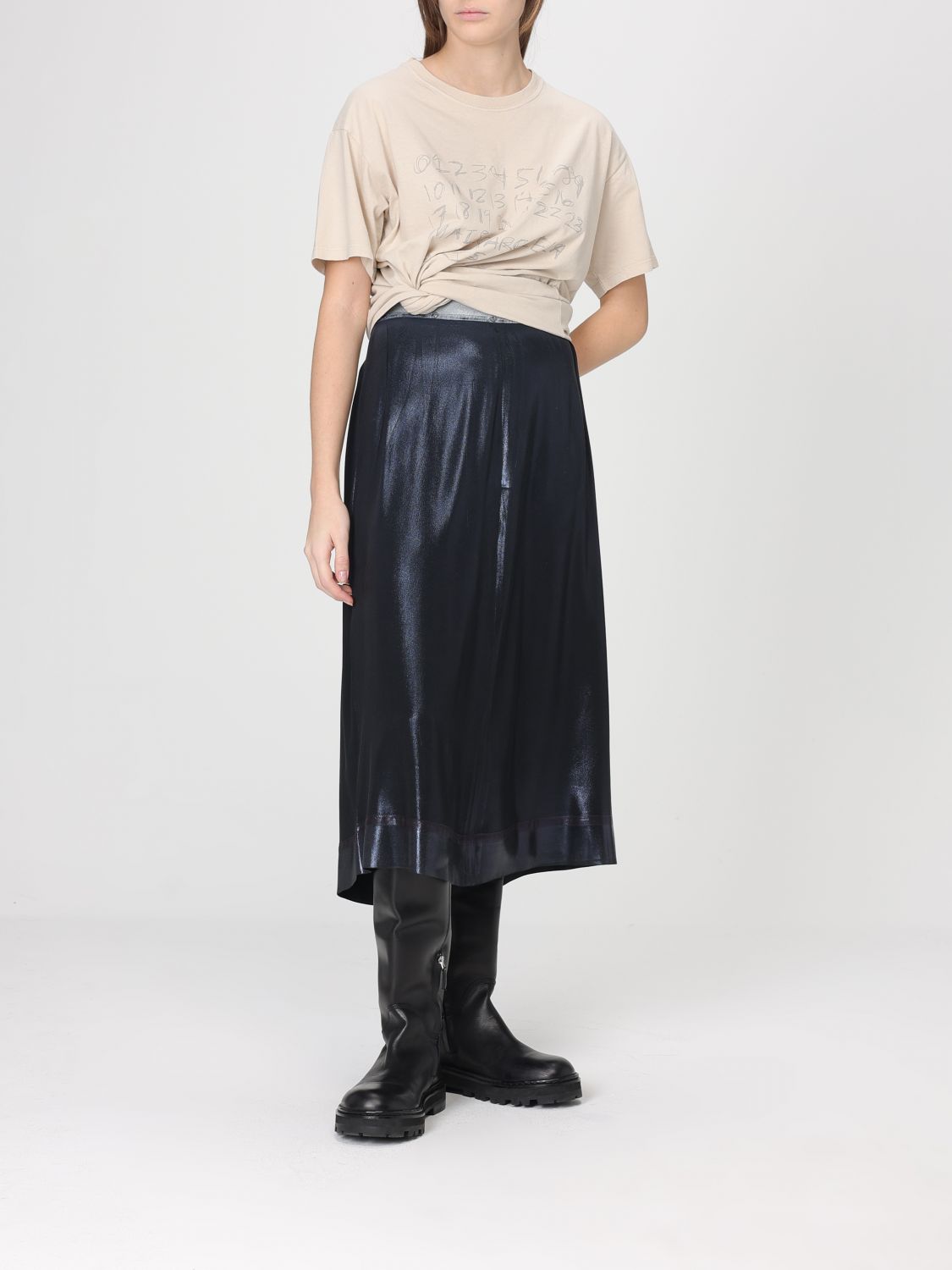 Skirt Woman color Black
