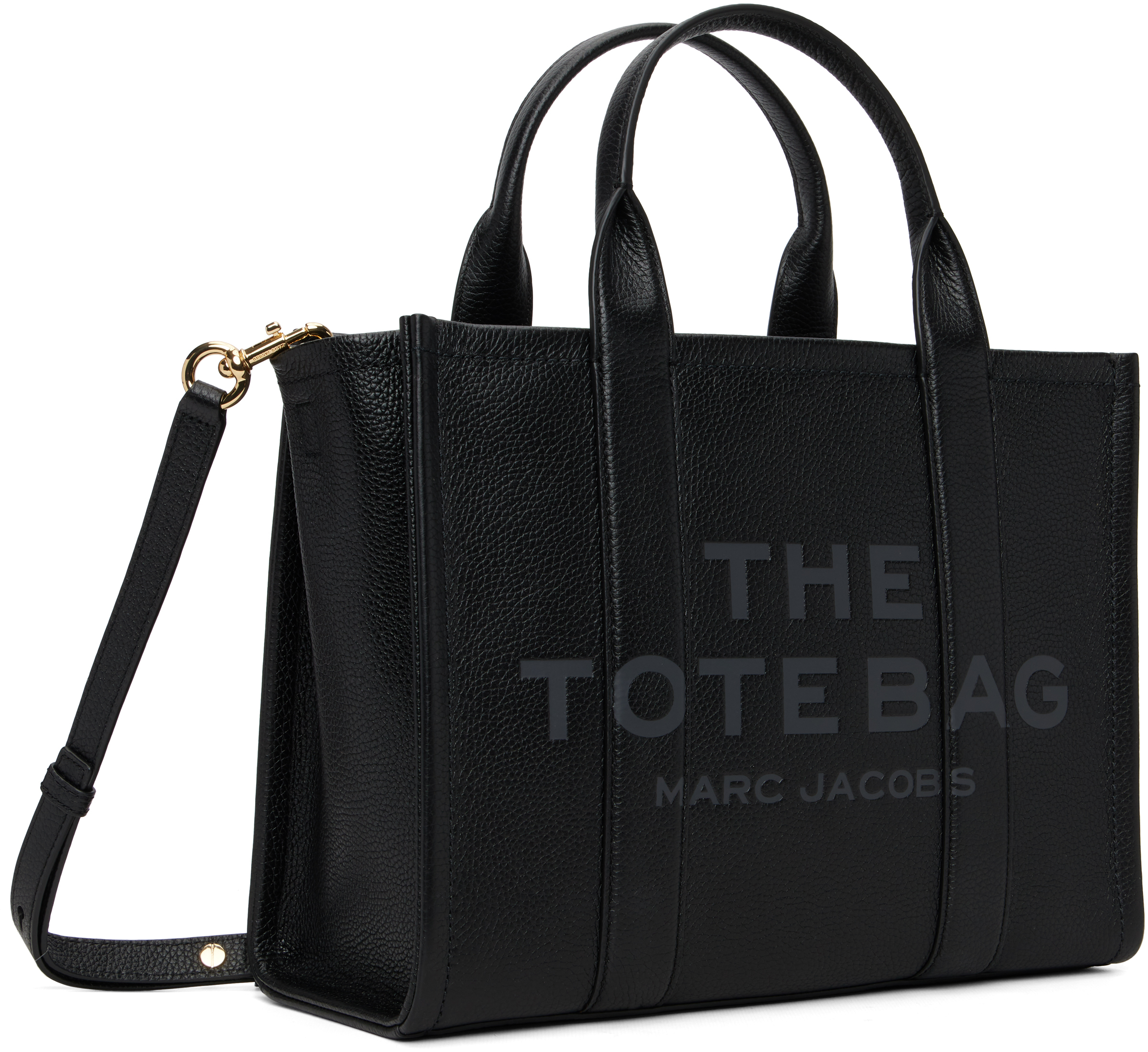 Black 'The Leather Medium' Tote