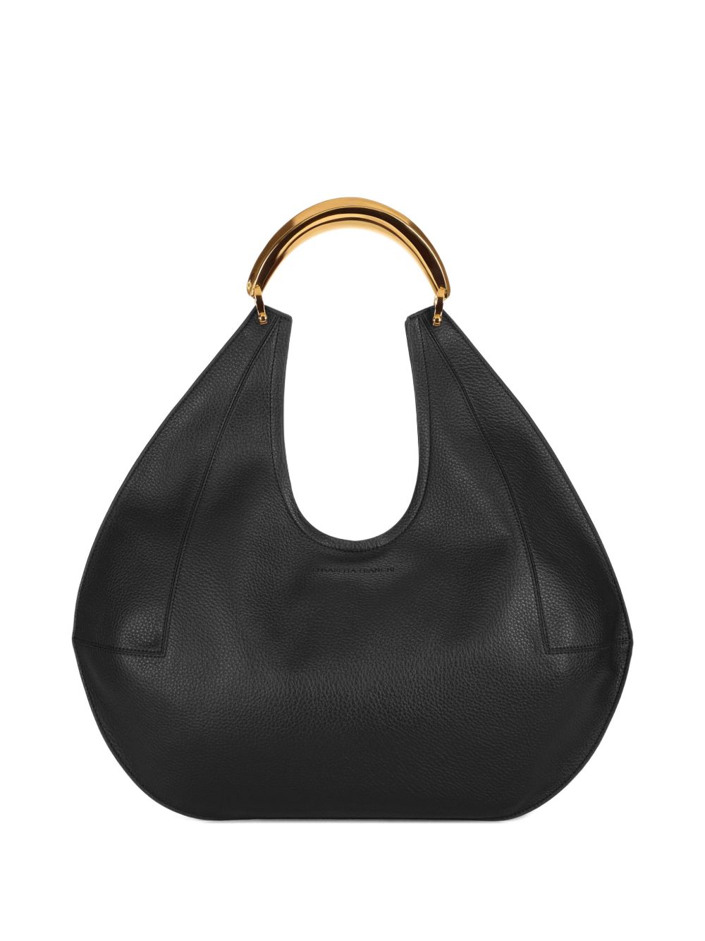 Elisabetta Franchi leather hobo bag - Black