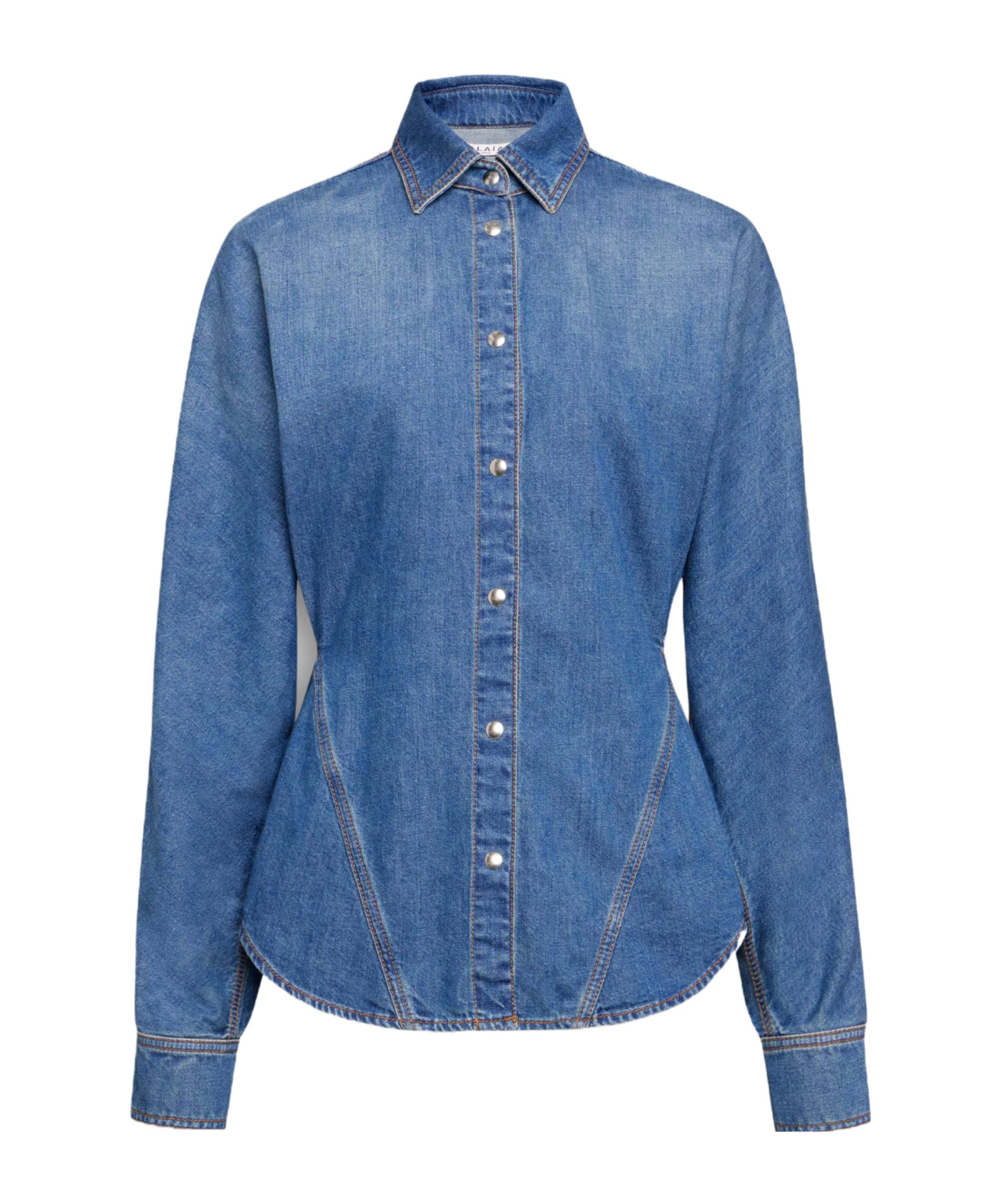 Alaïa Round Denim Shirt