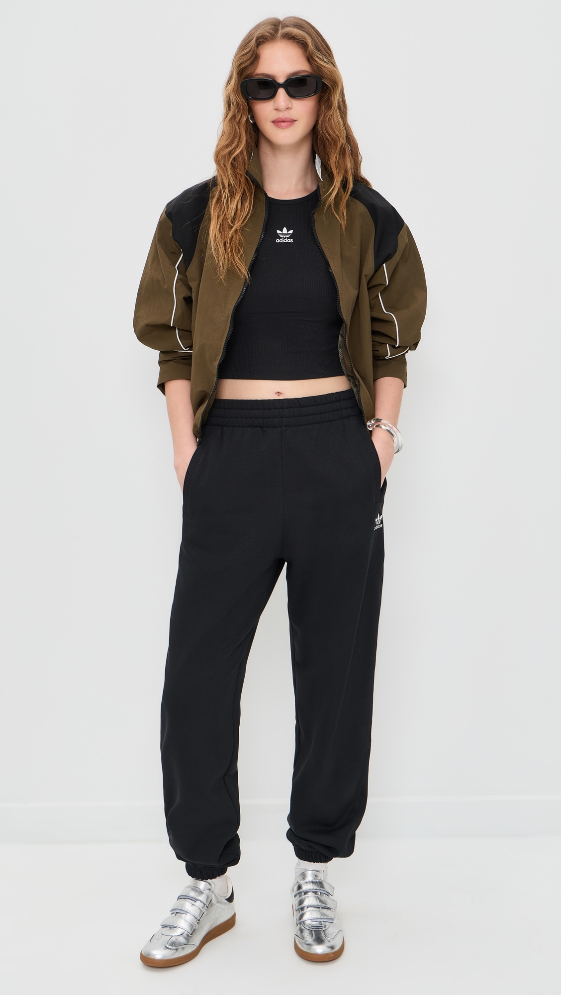 Essentials Loose Fleece Joggers Black