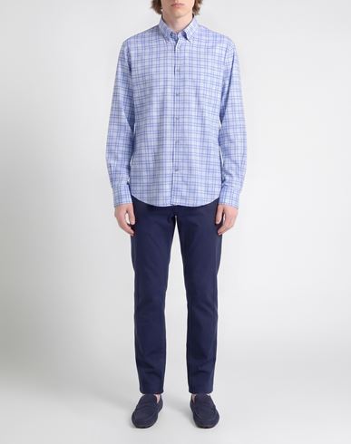 Man Shirt Azure Size 15 ¾ Cotton