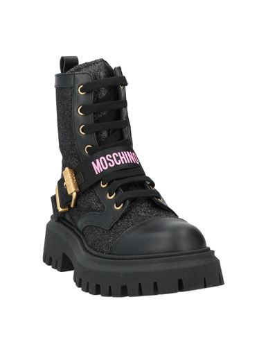 Kid Girl Ankle boots Black Size 2Y Leather, Textile fibers