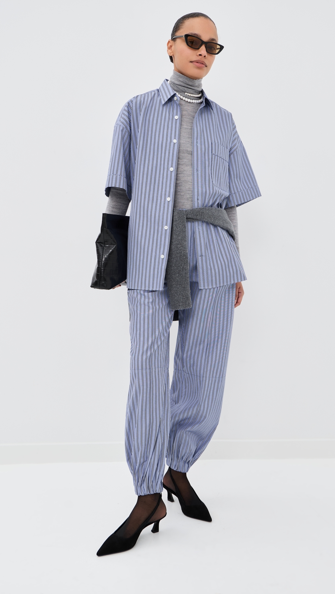 Dad's Shirt Blue Navy Stripe