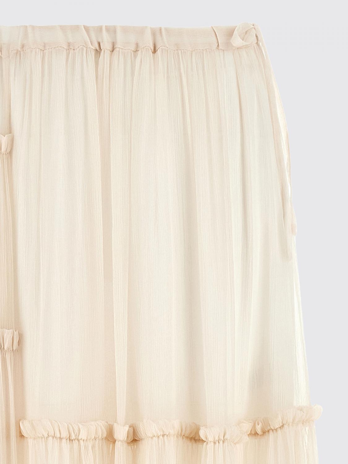 Skirt Woman color Beige