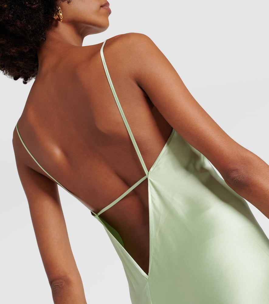 Victoria Beckham Satin slip dress