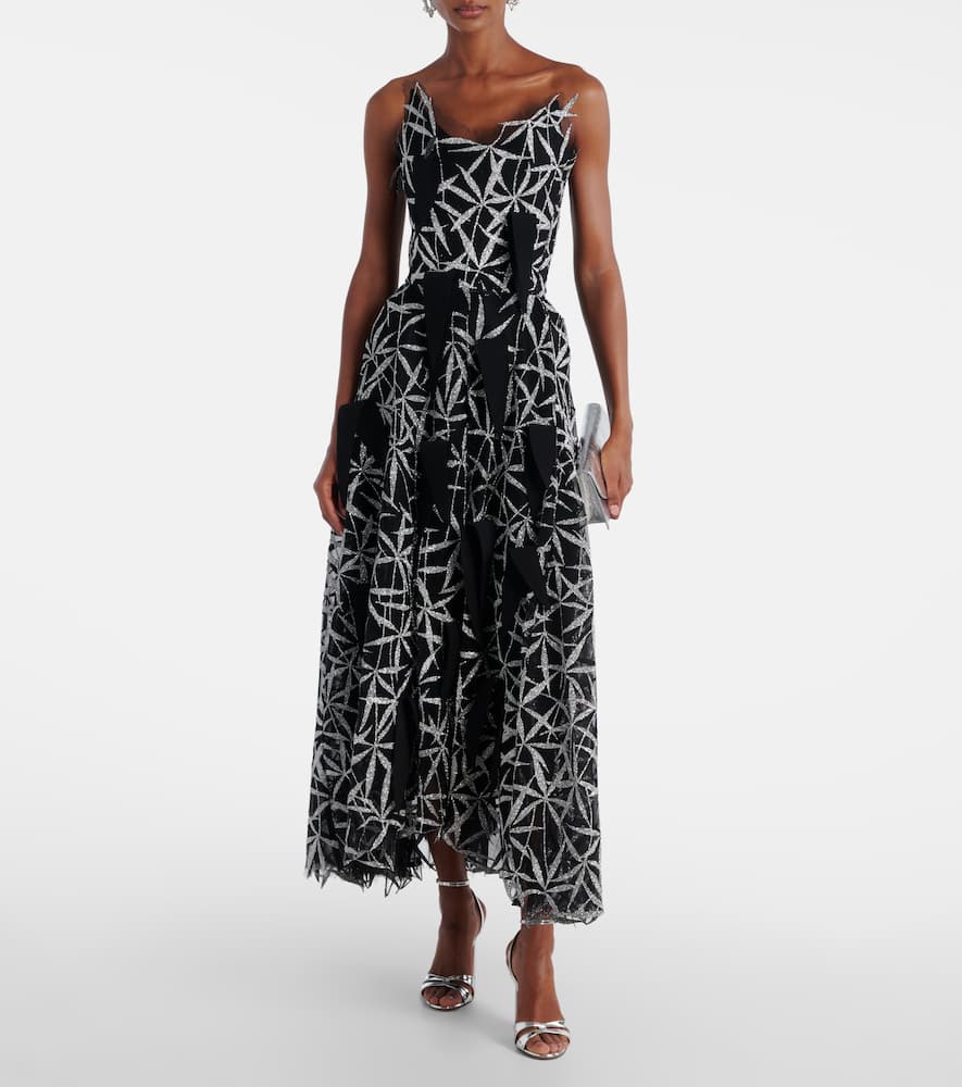 Axis embellished gown