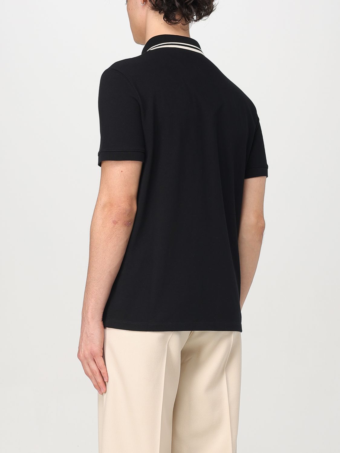 Polo Shirt Men color Black