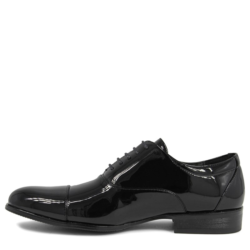 Men's Gala Cap Toe Oxford Shoes (Black Patent)
