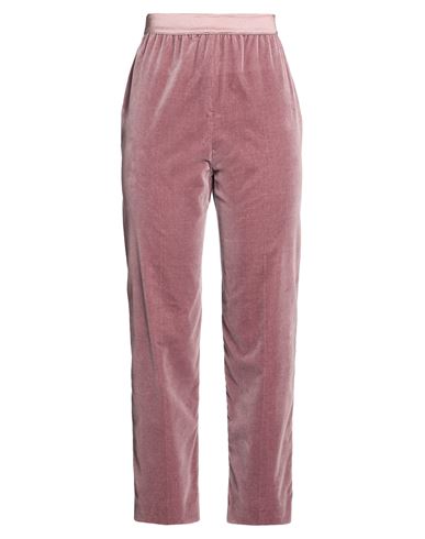 Woman Pants Mauve Size 0 Cotton, Elastane
