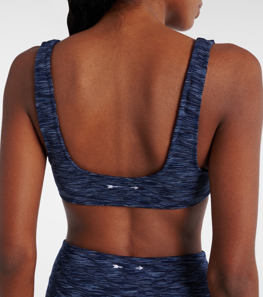 Mystere reversible printed sports bra