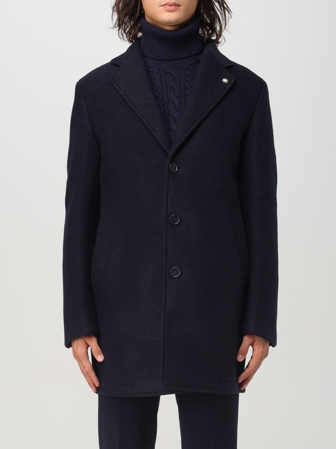 Single-breasted coat - Brown