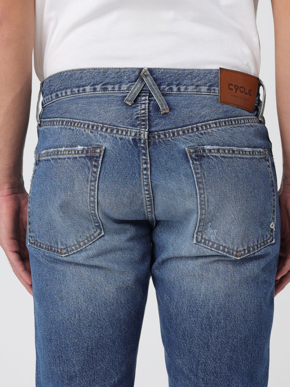 Pants Men color Blue