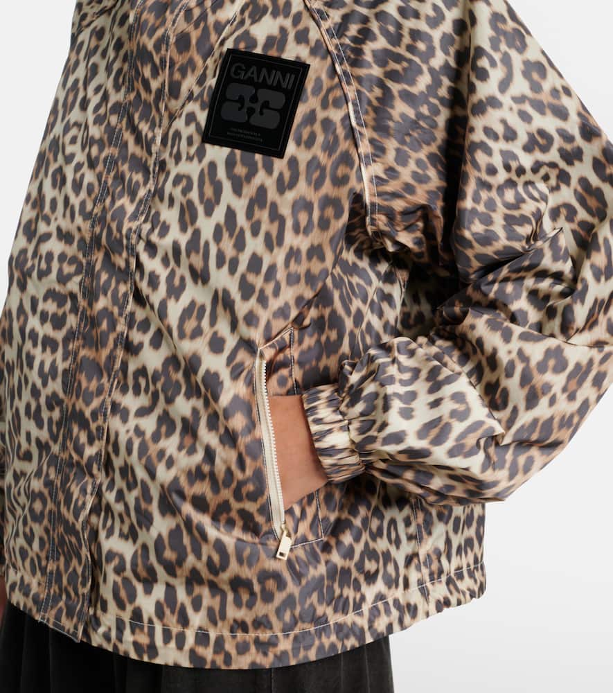 Leopard-print jacket