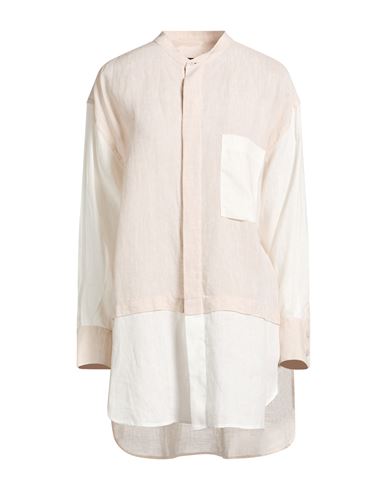 Woman Shirt Beige Size 4 Linen