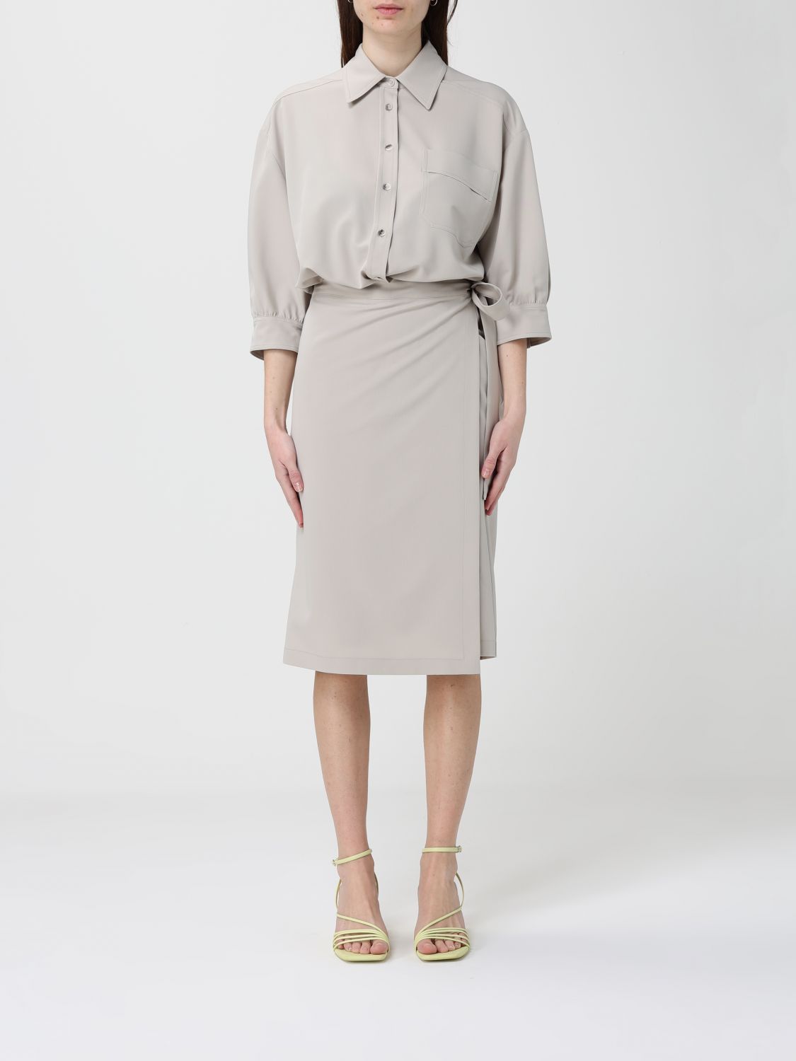 Dress Woman color Grey