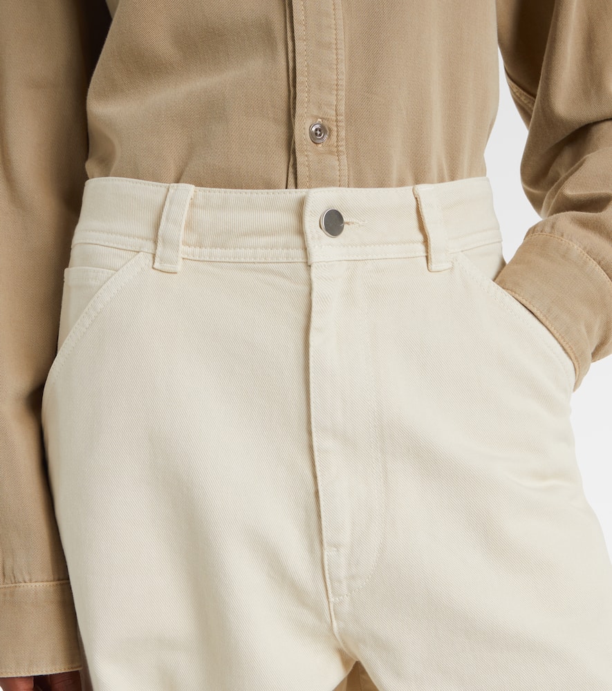High-rise wide-leg jeans