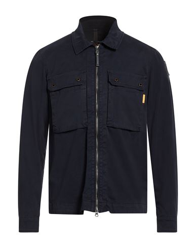 Man Jacket Blue Size XXL Cotton, Elastane