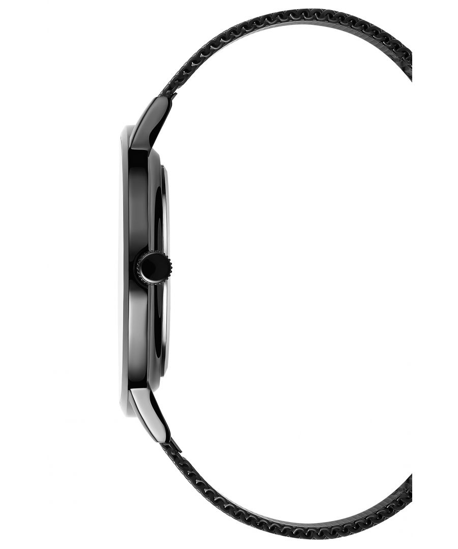 Orphelia Fashion Moonwalk Mens Black Watch OF764802 Stainless Steel - One