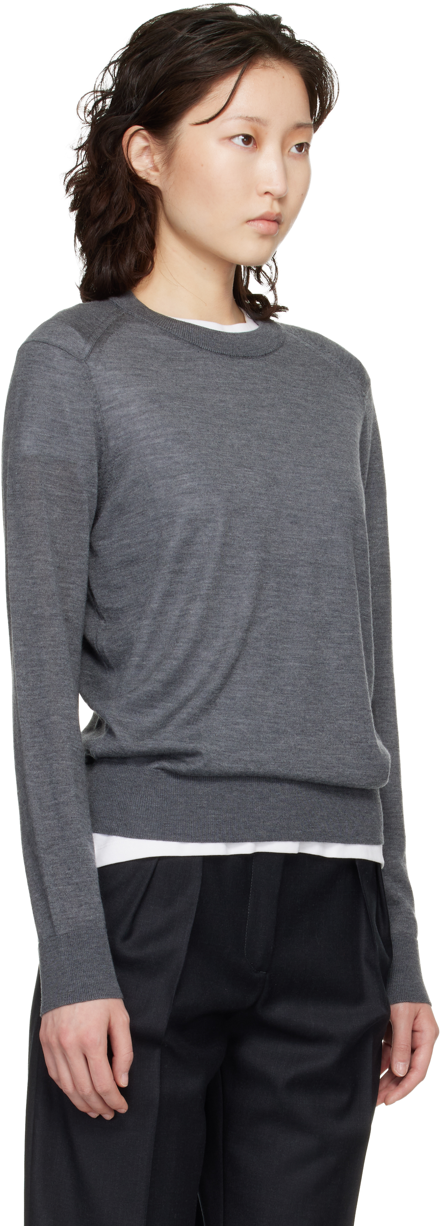 Gray Ditto Fluid Sweater