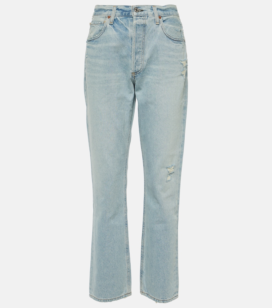 Charlotte high-rise straight jeans