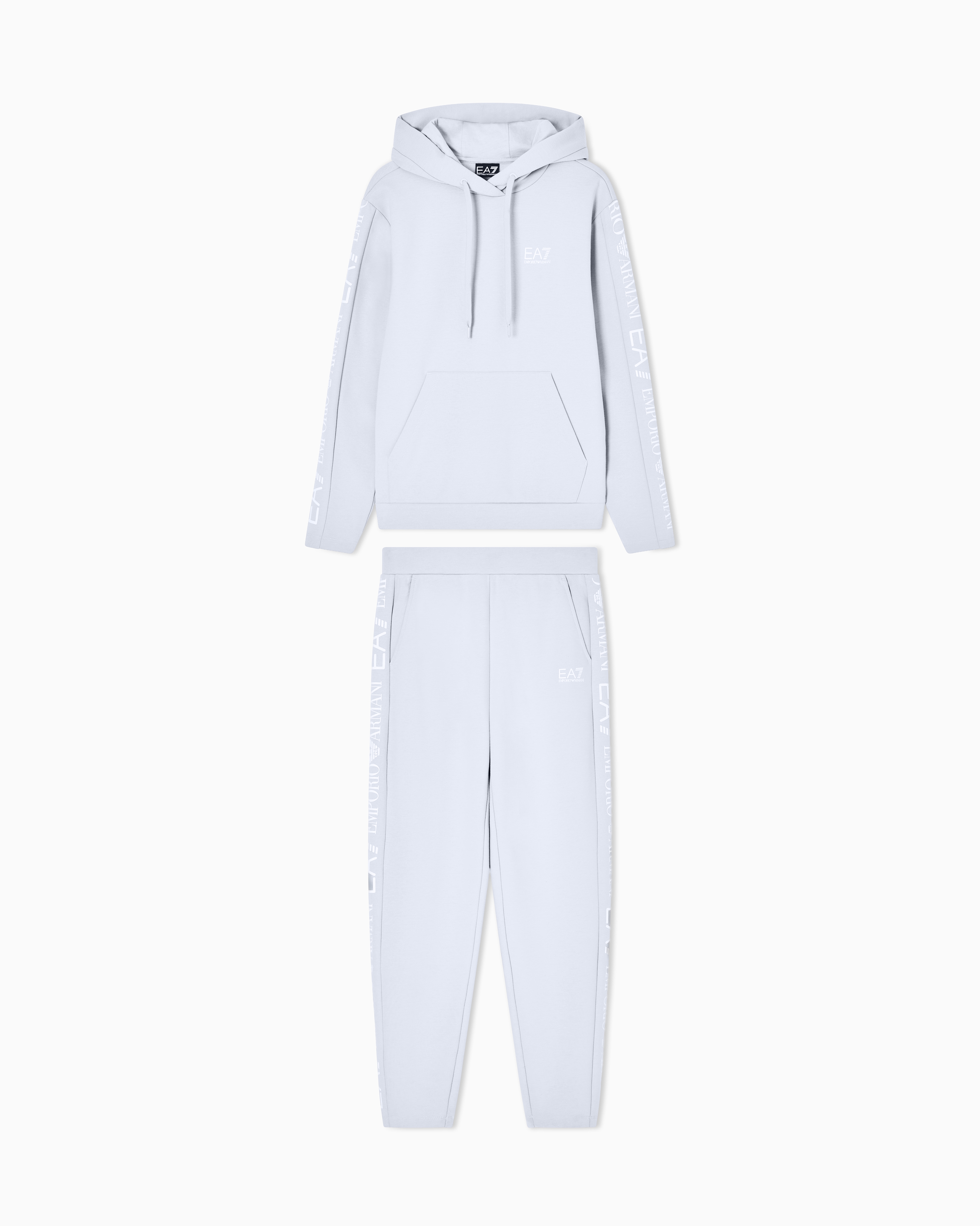 Logo suit in jersey with hoodie and jogger pants Tracksuit