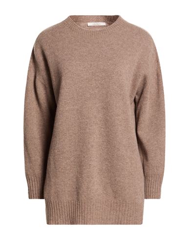 Malìparmi Woman Sweater Light brown Size S Merino Wool, Cashmere