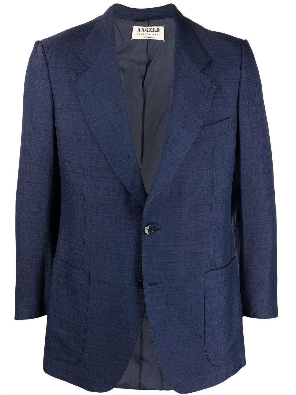 1970s single-breasted blazer - Blue