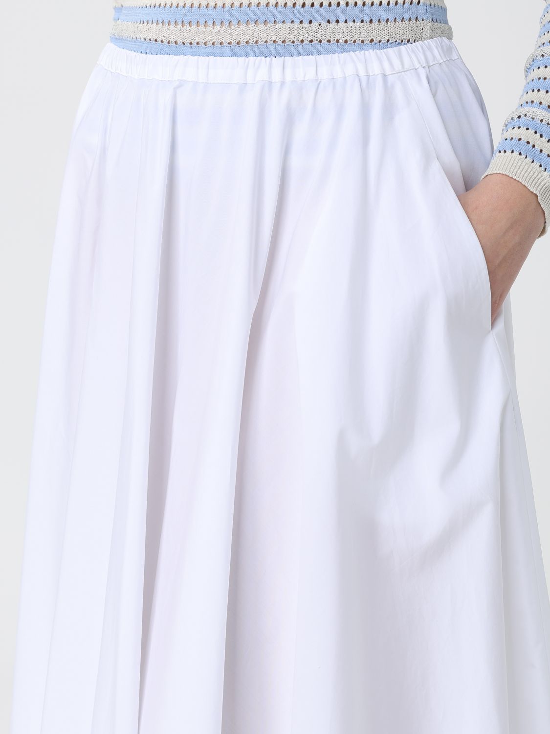 Skirt Woman color White