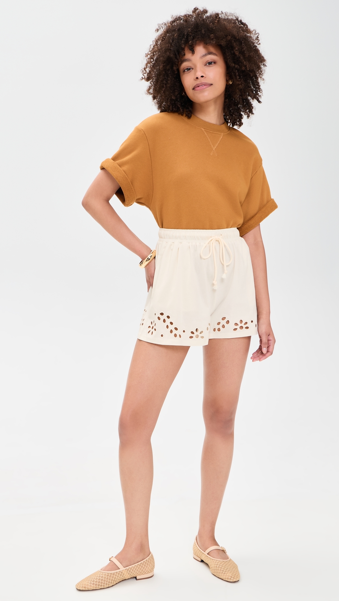 Vedi Cotton Shorts Cowrie