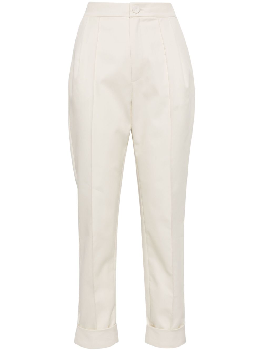 Straight-fit trousers - Neutrals