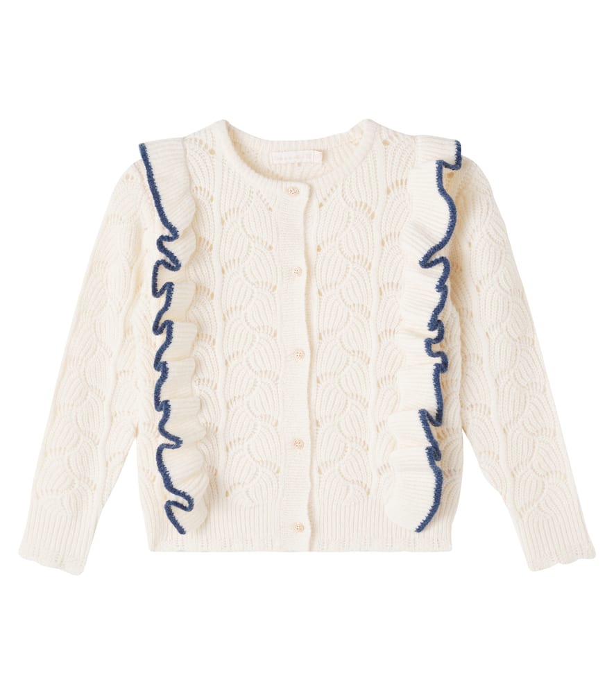 Viviana ruffled cardigan