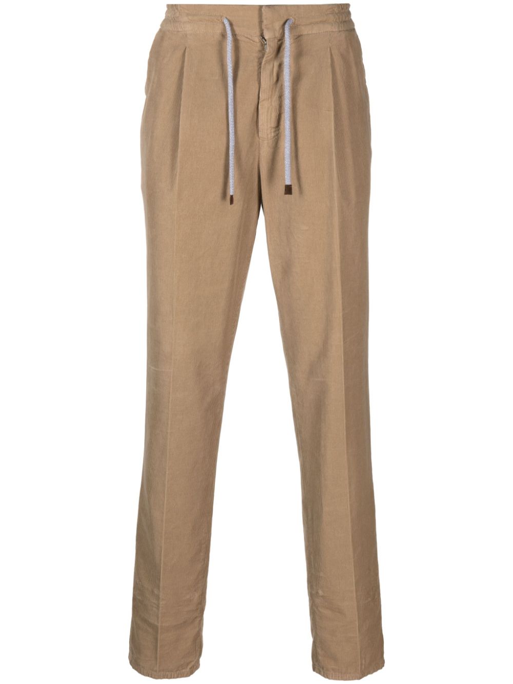 Velvet Trousers With Drawstrings