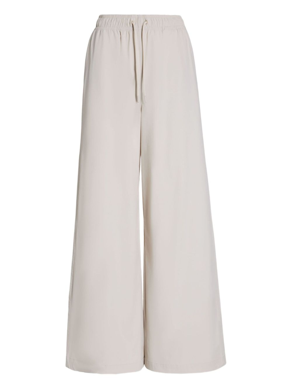Elasticated-waist trousers - Neutrals
