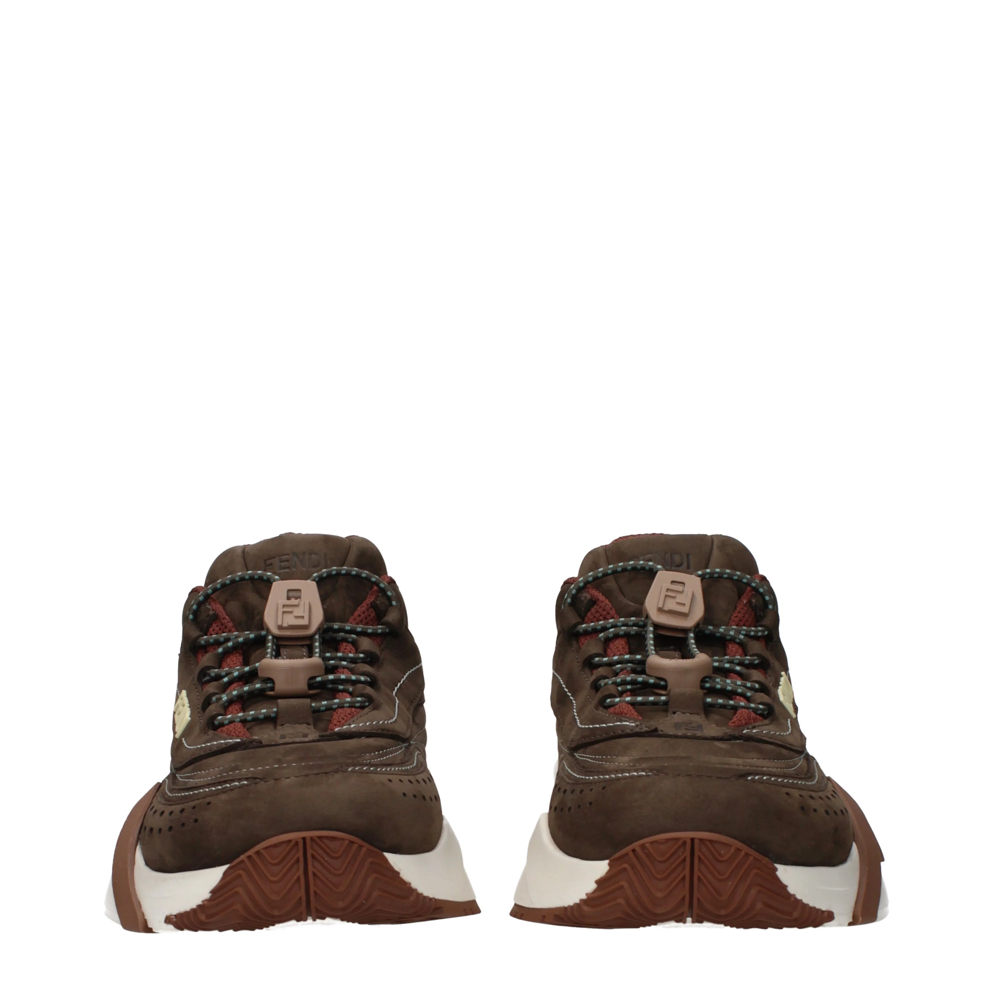 Fendi Flow Women's Sneakers Brown Suede