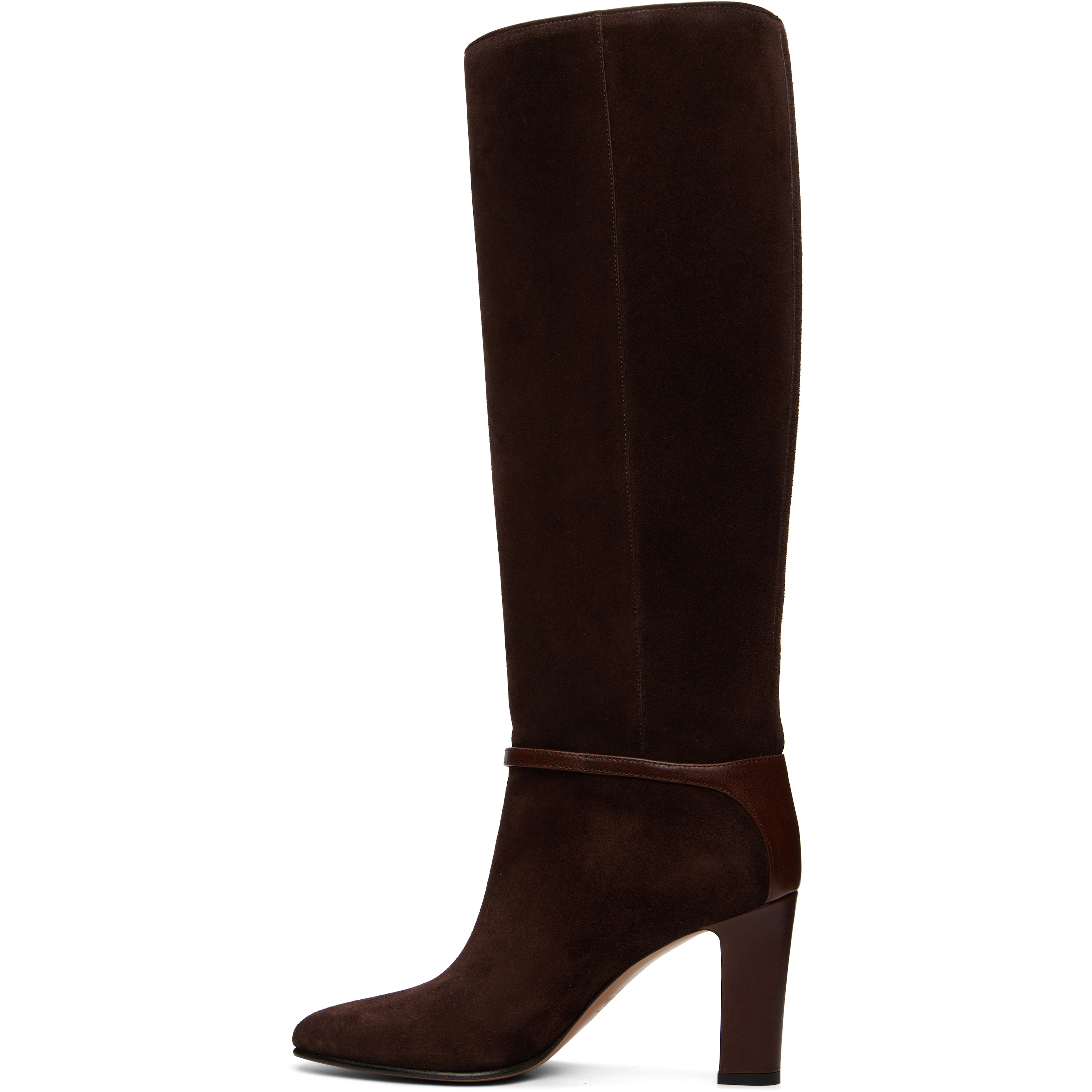 Brown Pattie Crust Leather Boots