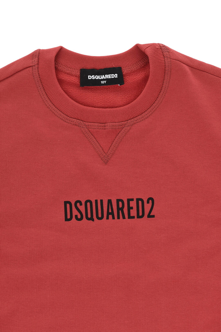 Boys Red Logo Sweatshirt