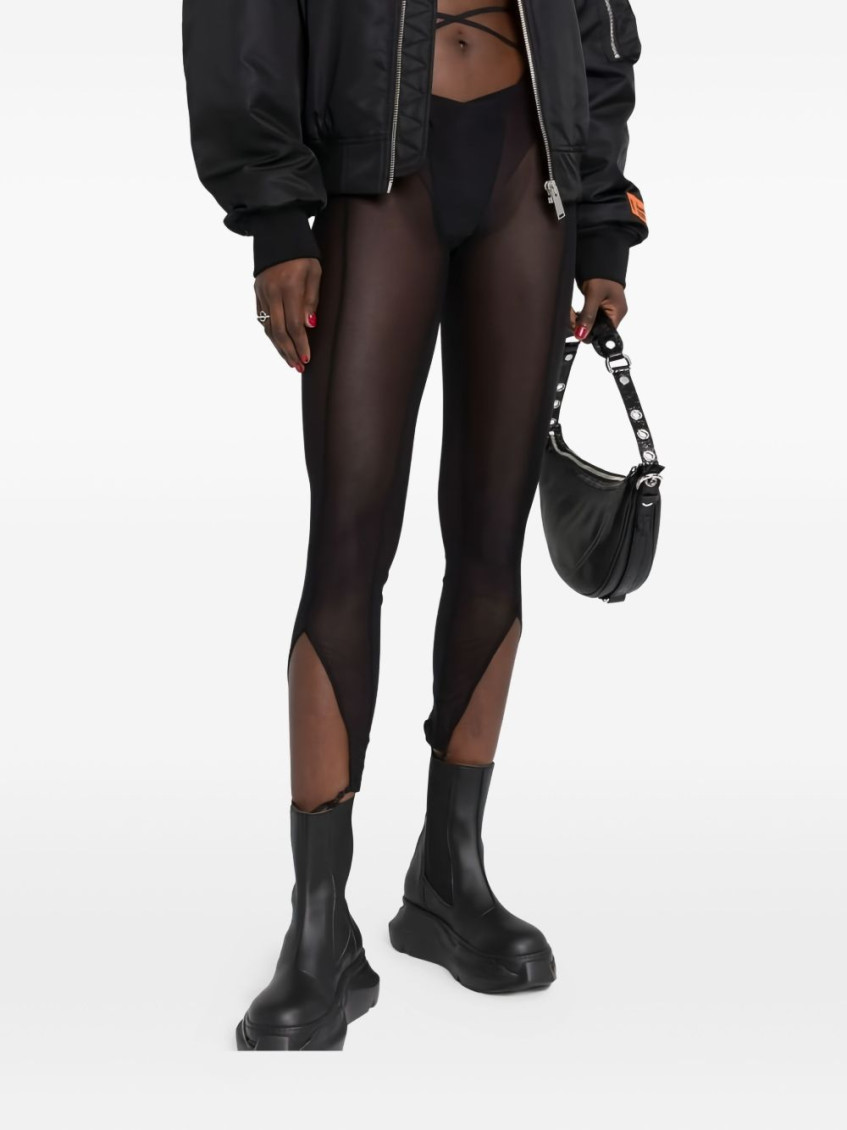 Black Low waist trousers