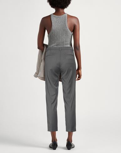 Woman Pants Lead Size 6 Polyester, Viscose, Elastane