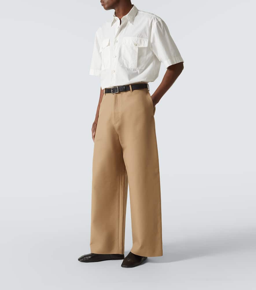 Cotton canvas shirt