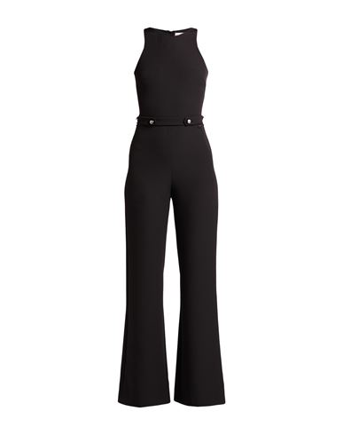 Woman Jumpsuit Black Size 6 Polyester, Elastane