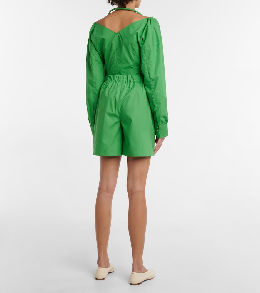 Megan cotton poplin shorts