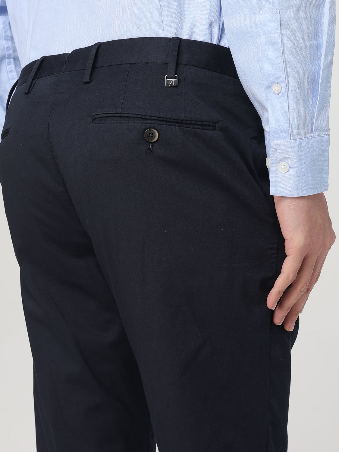 Pants Men color Blue