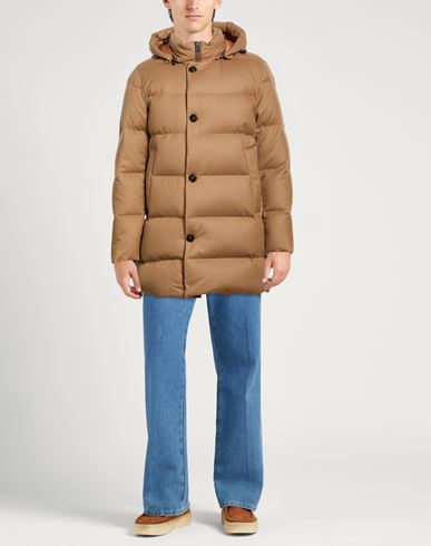 Man Puffer Camel Size S Virgin Wool
